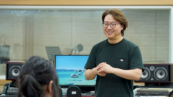 방송·성우연기계열 홍범기 교수 수업 현장